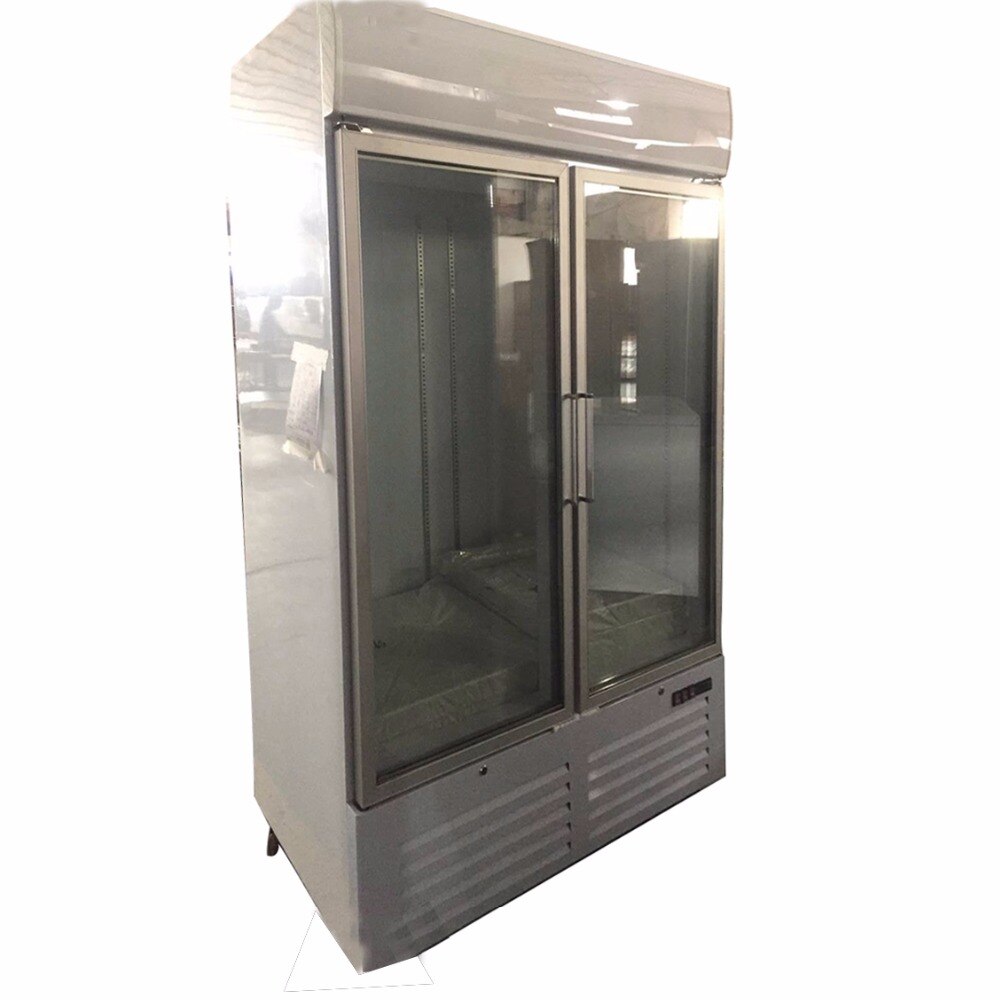 -18 ~-22 Graus OEM 1 & 2 Vidro Da Porta Do Balanço Comercial Freezer Geladeira Para A Loja e Cozinha restaurante